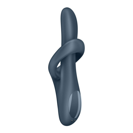 Вибратор с ротацией Satisfyer Heat Flex 4 Grey, подогрев до 39°C || Вібратор з ротацією Satisfyer Heat Flex 4 Grey, підігрів до 39°C