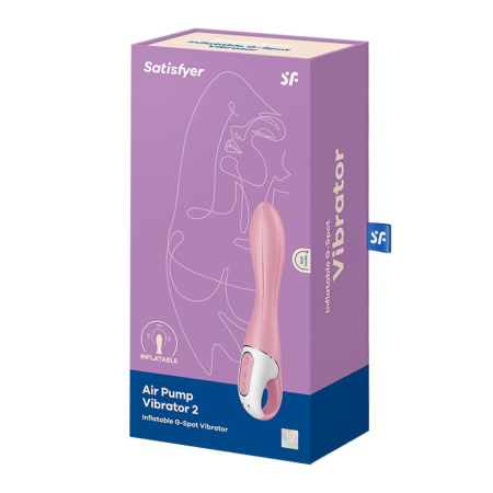 Вибратор точки G надувной Satisfyer Air Pump Vibrator 2 || Вібратор точки G надувний Satisfyer Air Pump Vibrator 2