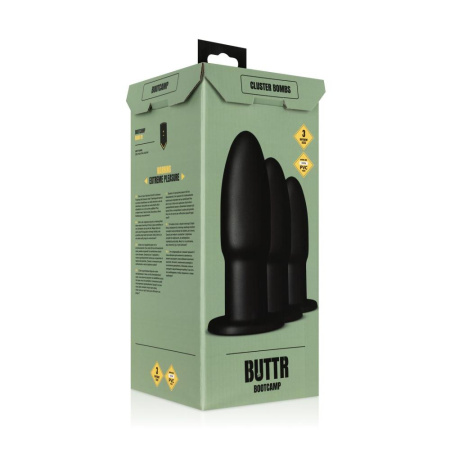 Набор анальных пробок BUTTR - Cluster Bombs Anal Training Set || Набір анальних пробок BUTTR - Cluster Bombs Anal Training Set