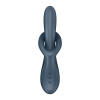 Вибратор с ротацией Satisfyer Heat Flex 4 Grey, подогрев до 39°C || Вібратор з ротацією Satisfyer Heat Flex 4 Grey, підігрів до 39°C