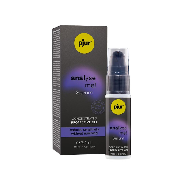 Расслабляющий анальный гель pjur analyse me! Serum 20 мл, создает пленку, концентрированный