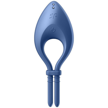 Эрекционное смарт-виброкольцо лассо с регулировкой размера Satisfyer Bullseye Blue || Ерекційне смарт-віброкільце ласо з регулюванням розміру Satisfyer Bullseye Blue