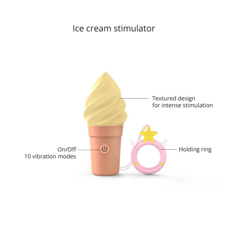 Вибратор-мороженое Love To Love CAND'ICE — VANILLA POP || Вібратор-морозиво Love To Love CAND'ICE — VANILLA POP